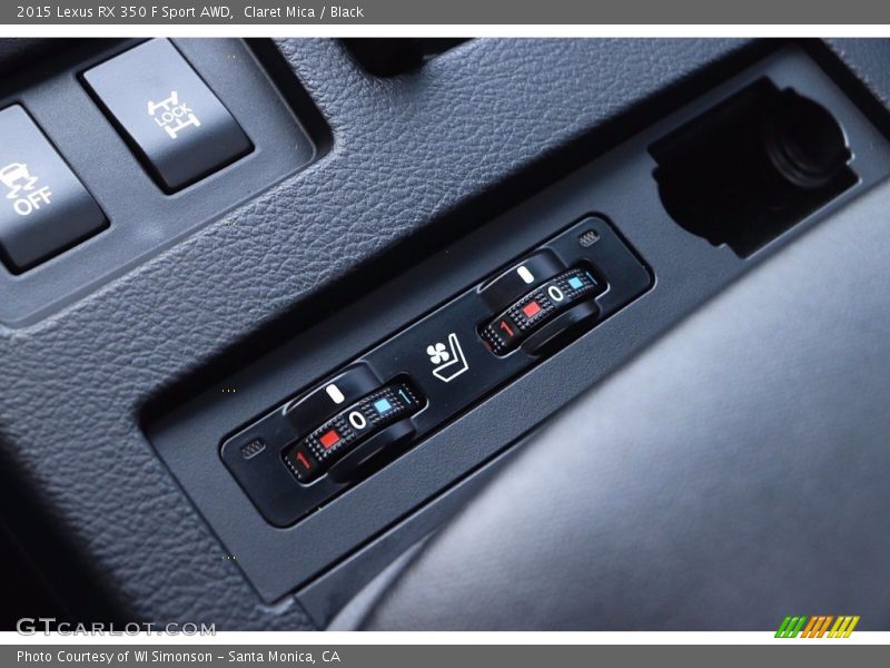 Claret Mica / Black 2015 Lexus RX 350 F Sport AWD