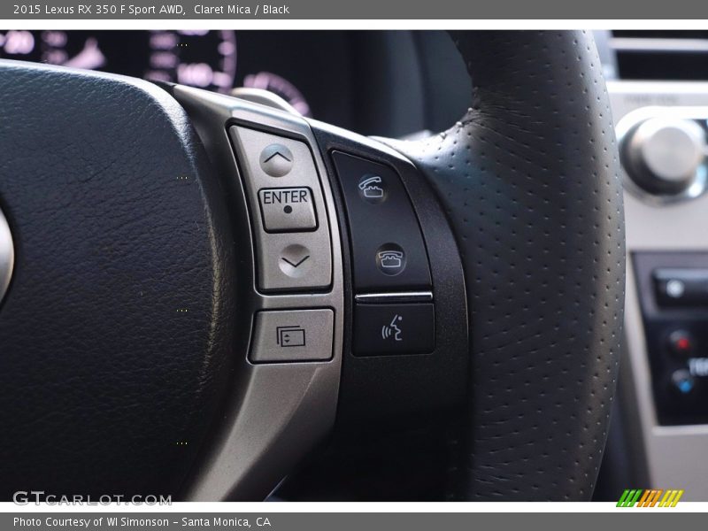 Claret Mica / Black 2015 Lexus RX 350 F Sport AWD