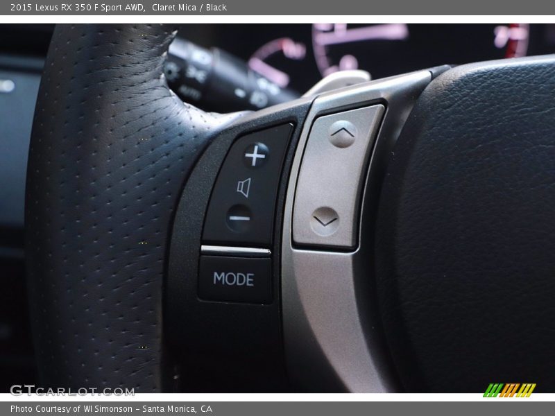 Claret Mica / Black 2015 Lexus RX 350 F Sport AWD