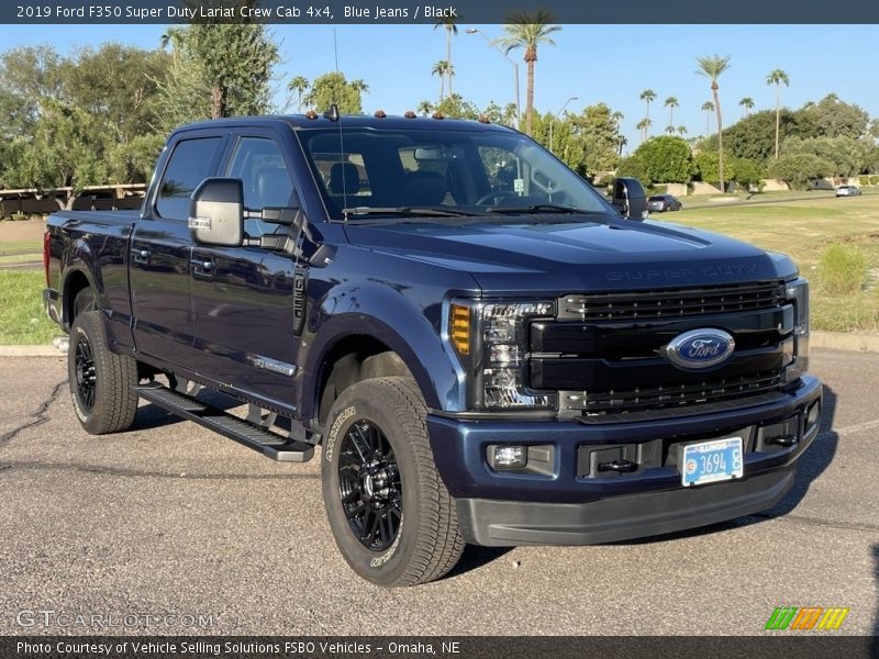 Blue Jeans / Black 2019 Ford F350 Super Duty Lariat Crew Cab 4x4