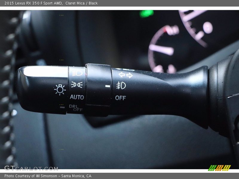 Claret Mica / Black 2015 Lexus RX 350 F Sport AWD