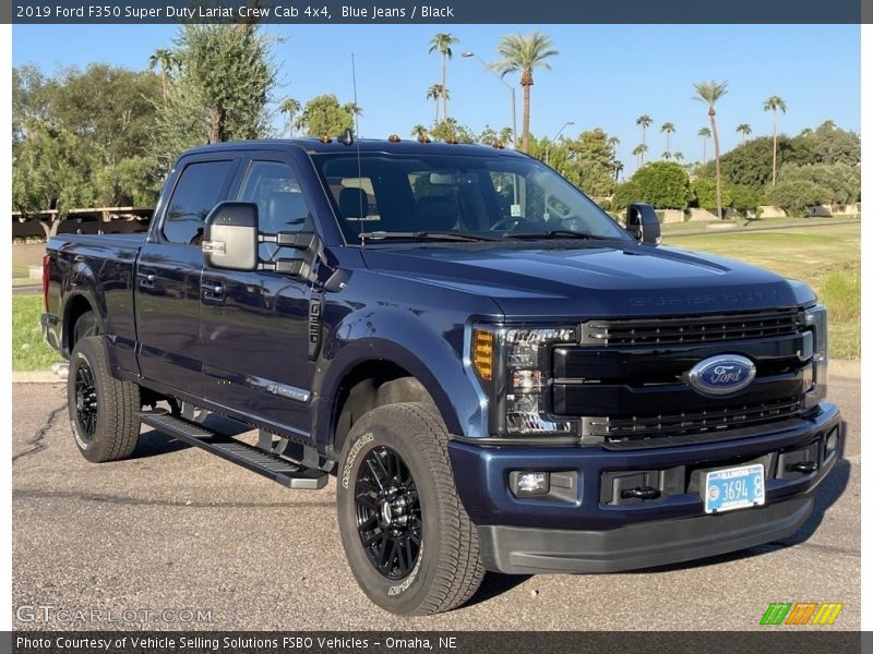 Blue Jeans / Black 2019 Ford F350 Super Duty Lariat Crew Cab 4x4