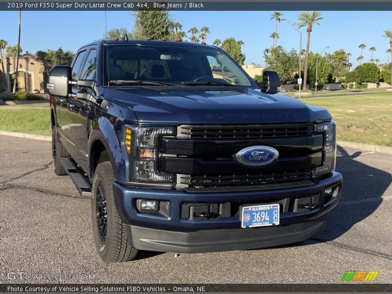 Blue Jeans / Black 2019 Ford F350 Super Duty Lariat Crew Cab 4x4