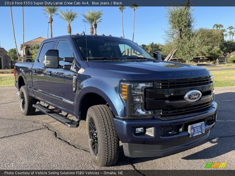 Blue Jeans / Black 2019 Ford F350 Super Duty Lariat Crew Cab 4x4