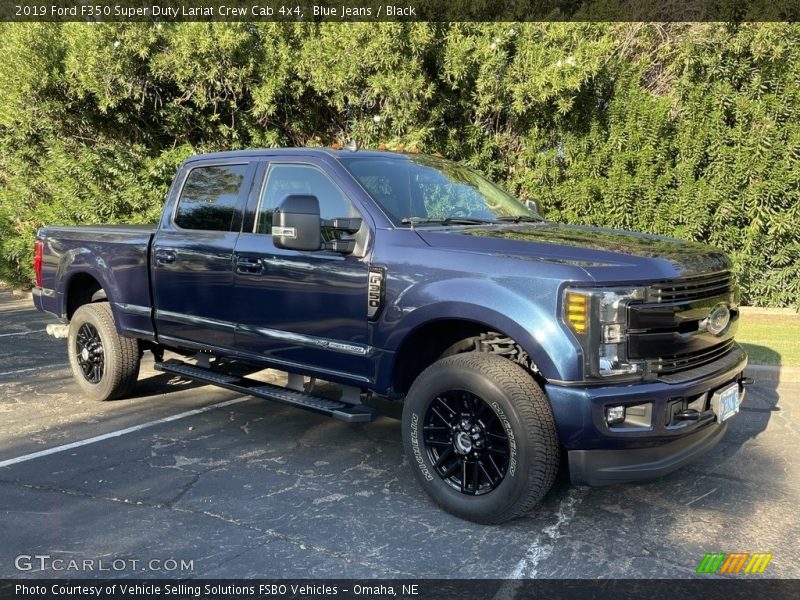 Blue Jeans / Black 2019 Ford F350 Super Duty Lariat Crew Cab 4x4