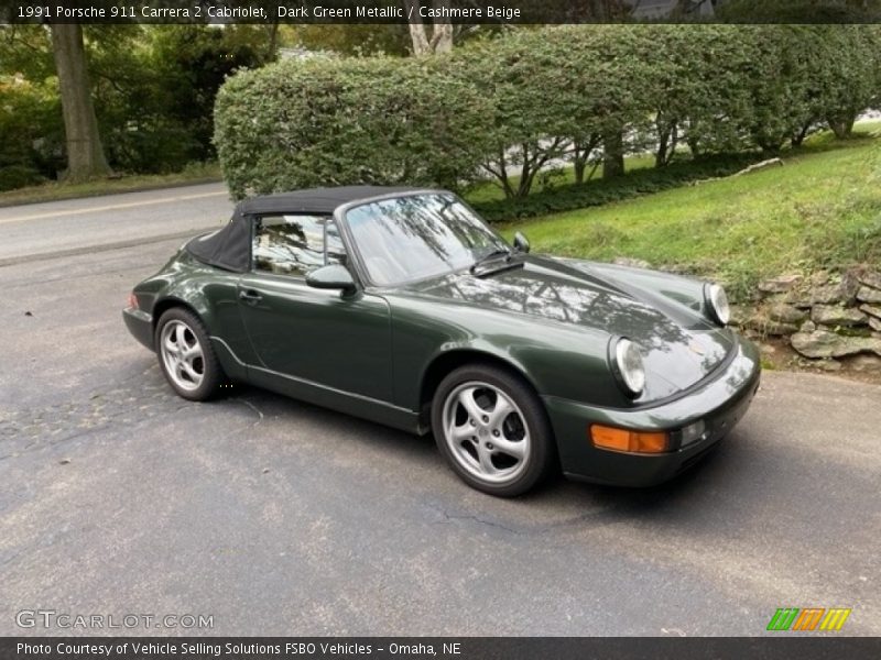 Front 3/4 View of 1991 911 Carrera 2 Cabriolet
