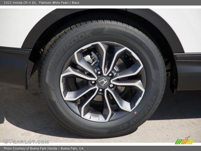 Platinum White Pearl / Black 2022 Honda CR-V EX