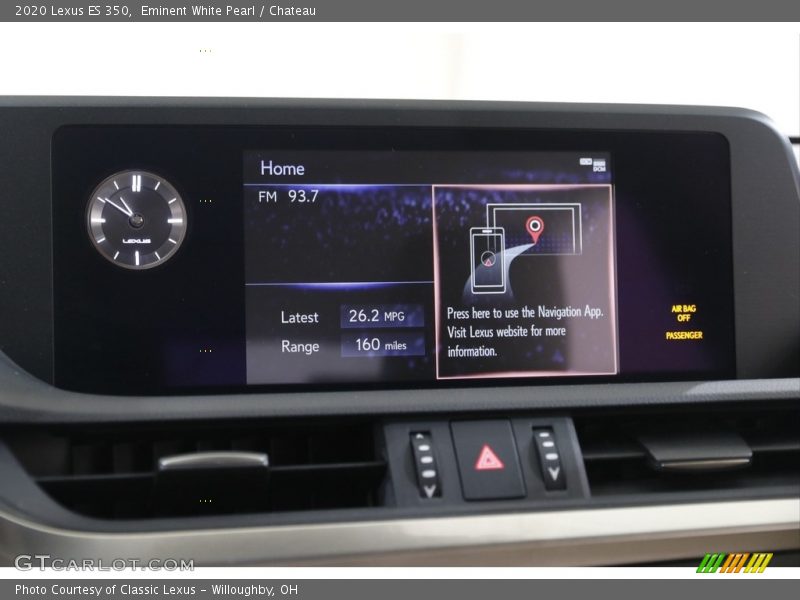 Eminent White Pearl / Chateau 2020 Lexus ES 350