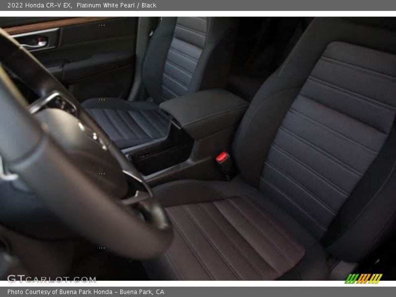 Platinum White Pearl / Black 2022 Honda CR-V EX