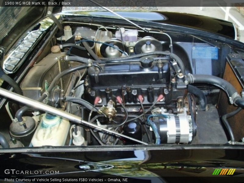  1980 MGB Mark III Engine - 1.8 Liter OHV 8-Valve 4 Cylinder