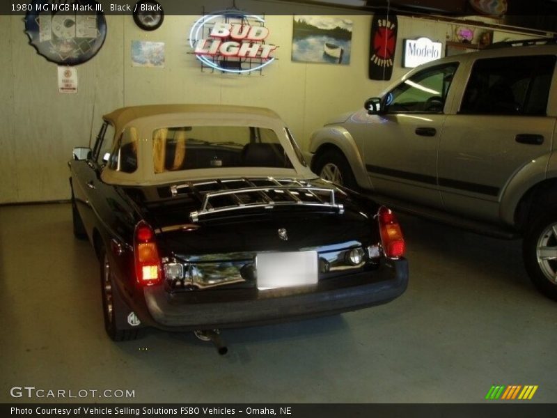 Black / Black 1980 MG MGB Mark III