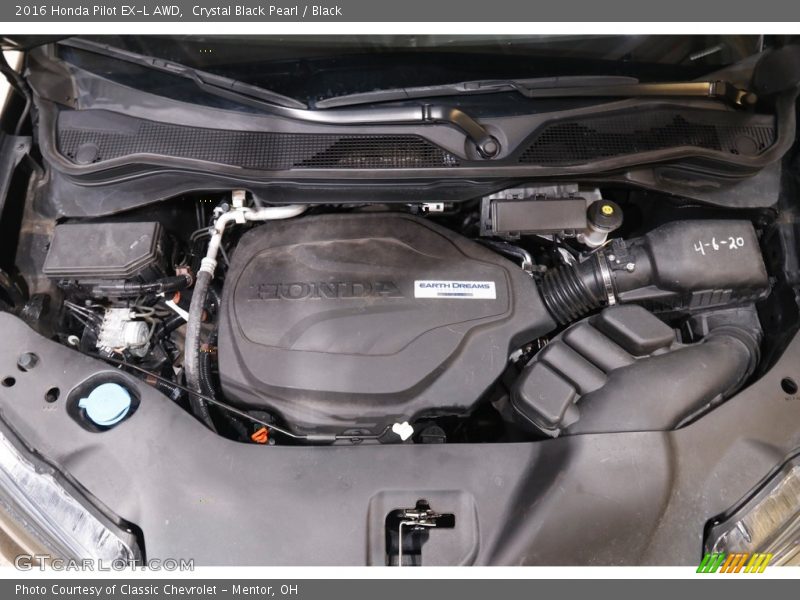  2016 Pilot EX-L AWD Engine - 3.5 Liter SOHC 24-Valve i-VTEC V6