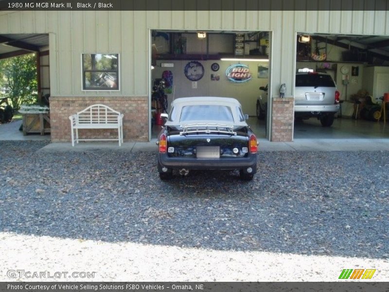 Black / Black 1980 MG MGB Mark III