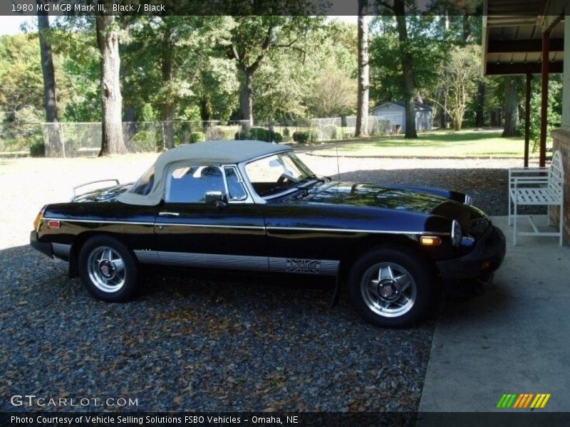 Black / Black 1980 MG MGB Mark III