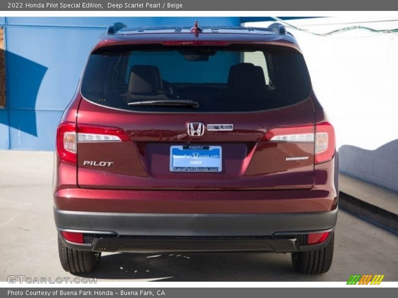 Deep Scarlet Pearl / Beige 2022 Honda Pilot Special Edition