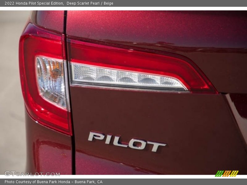 Deep Scarlet Pearl / Beige 2022 Honda Pilot Special Edition