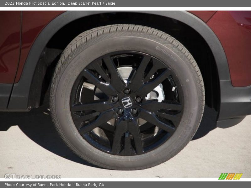Deep Scarlet Pearl / Beige 2022 Honda Pilot Special Edition
