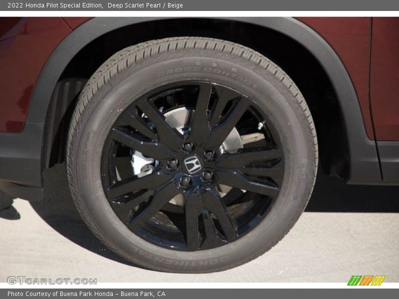 Deep Scarlet Pearl / Beige 2022 Honda Pilot Special Edition