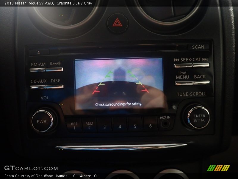 Graphite Blue / Gray 2013 Nissan Rogue SV AWD