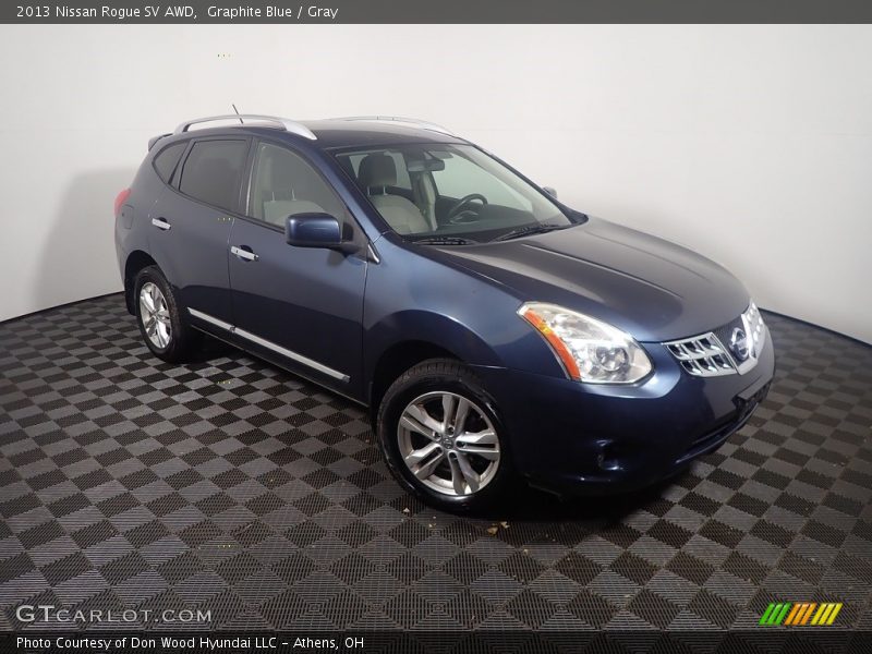 Graphite Blue / Gray 2013 Nissan Rogue SV AWD
