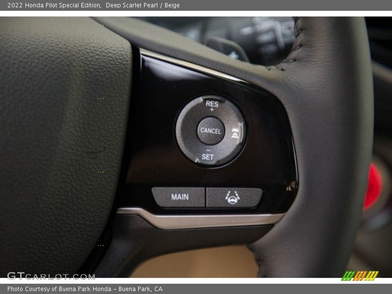 Deep Scarlet Pearl / Beige 2022 Honda Pilot Special Edition