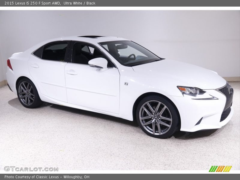 Ultra White / Black 2015 Lexus IS 250 F Sport AWD