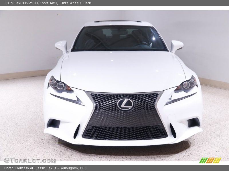 Ultra White / Black 2015 Lexus IS 250 F Sport AWD