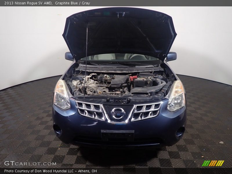 Graphite Blue / Gray 2013 Nissan Rogue SV AWD