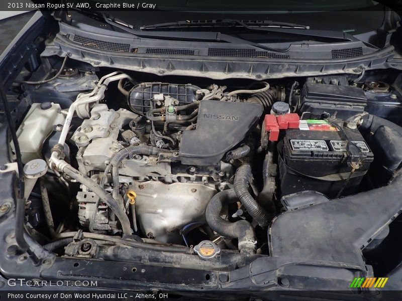 Graphite Blue / Gray 2013 Nissan Rogue SV AWD