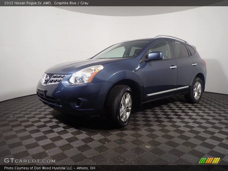 Graphite Blue / Gray 2013 Nissan Rogue SV AWD