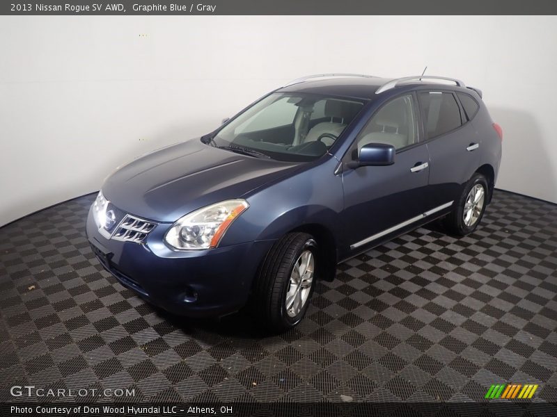 Graphite Blue / Gray 2013 Nissan Rogue SV AWD