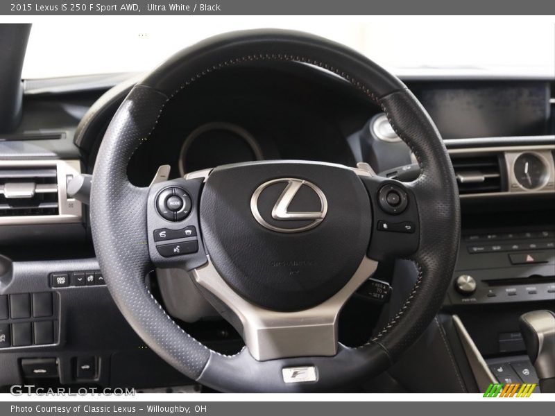 Ultra White / Black 2015 Lexus IS 250 F Sport AWD