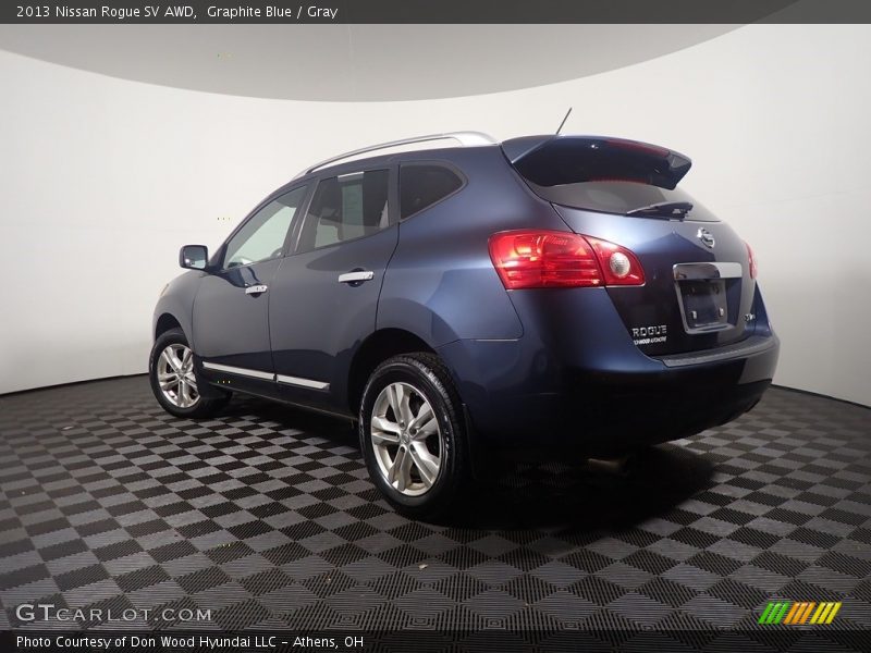 Graphite Blue / Gray 2013 Nissan Rogue SV AWD