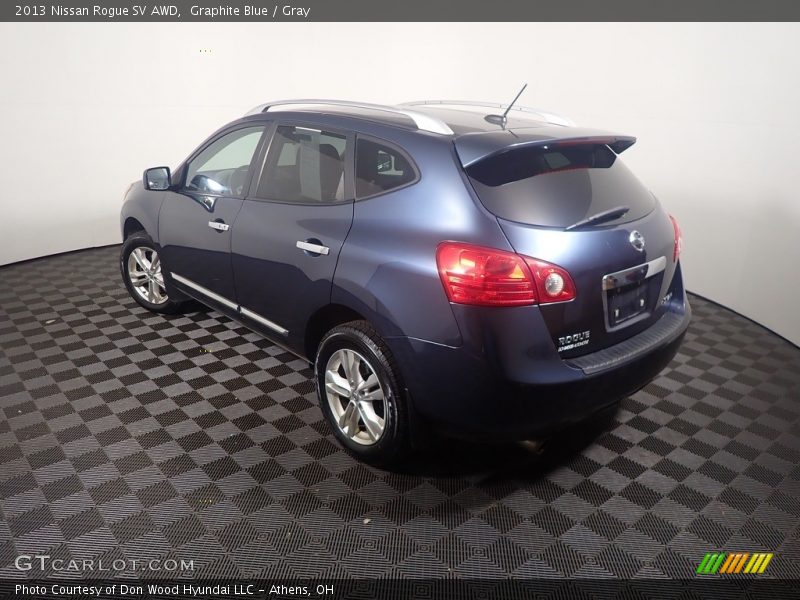 Graphite Blue / Gray 2013 Nissan Rogue SV AWD