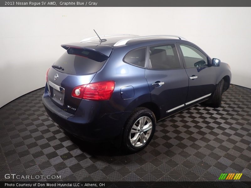 Graphite Blue / Gray 2013 Nissan Rogue SV AWD