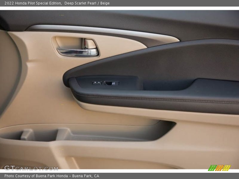 Deep Scarlet Pearl / Beige 2022 Honda Pilot Special Edition