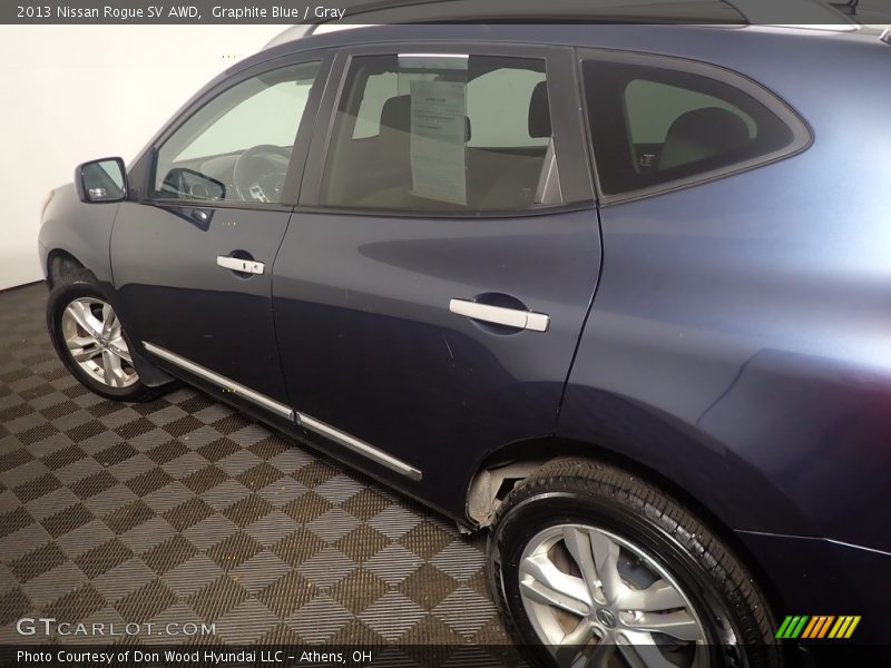 Graphite Blue / Gray 2013 Nissan Rogue SV AWD