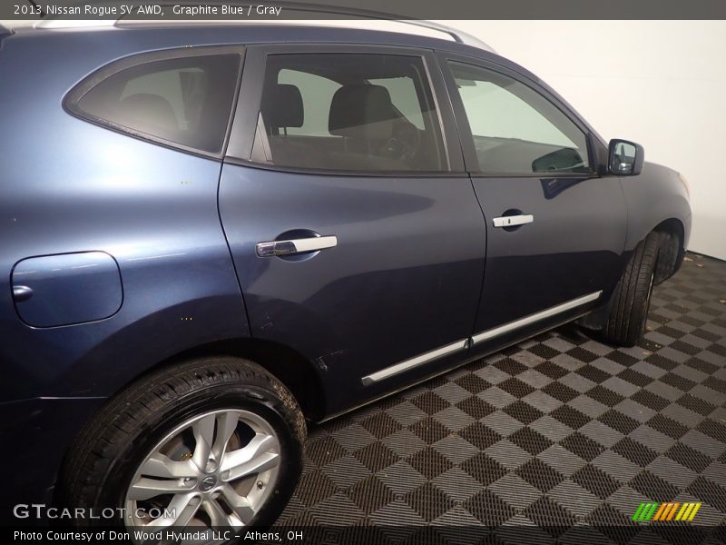Graphite Blue / Gray 2013 Nissan Rogue SV AWD
