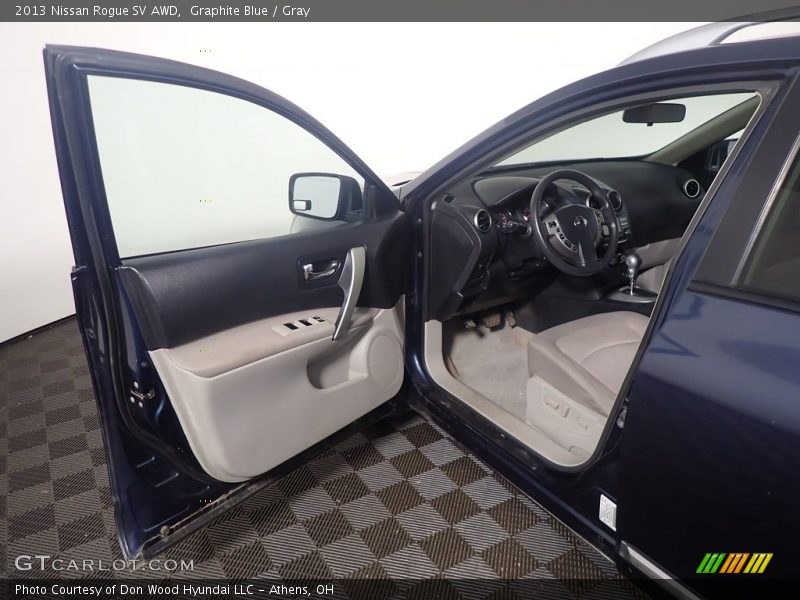 Graphite Blue / Gray 2013 Nissan Rogue SV AWD