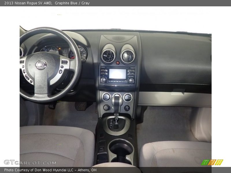 Graphite Blue / Gray 2013 Nissan Rogue SV AWD