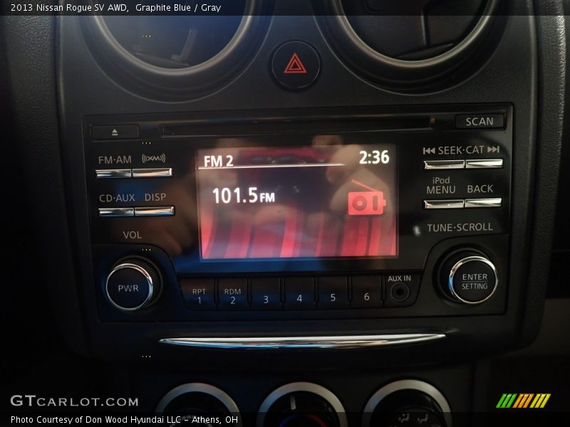 Graphite Blue / Gray 2013 Nissan Rogue SV AWD