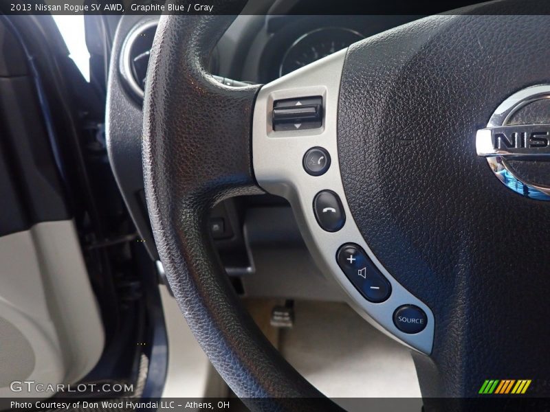 Graphite Blue / Gray 2013 Nissan Rogue SV AWD