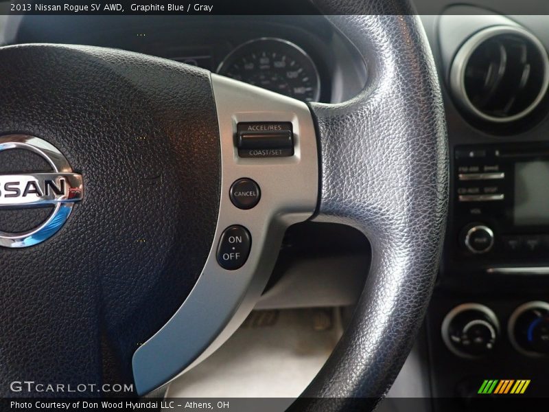 Graphite Blue / Gray 2013 Nissan Rogue SV AWD
