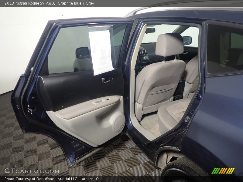 Graphite Blue / Gray 2013 Nissan Rogue SV AWD