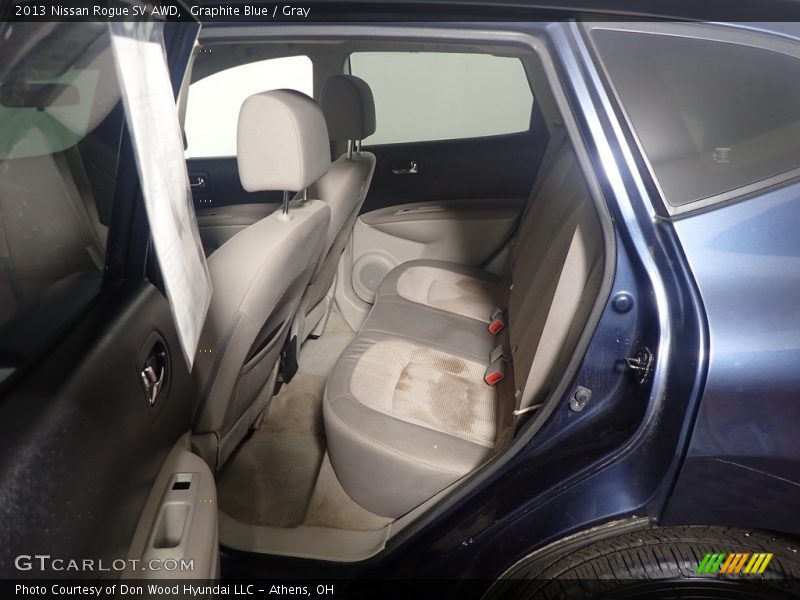 Graphite Blue / Gray 2013 Nissan Rogue SV AWD