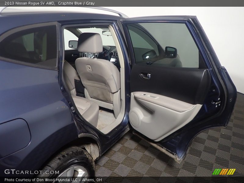 Graphite Blue / Gray 2013 Nissan Rogue SV AWD