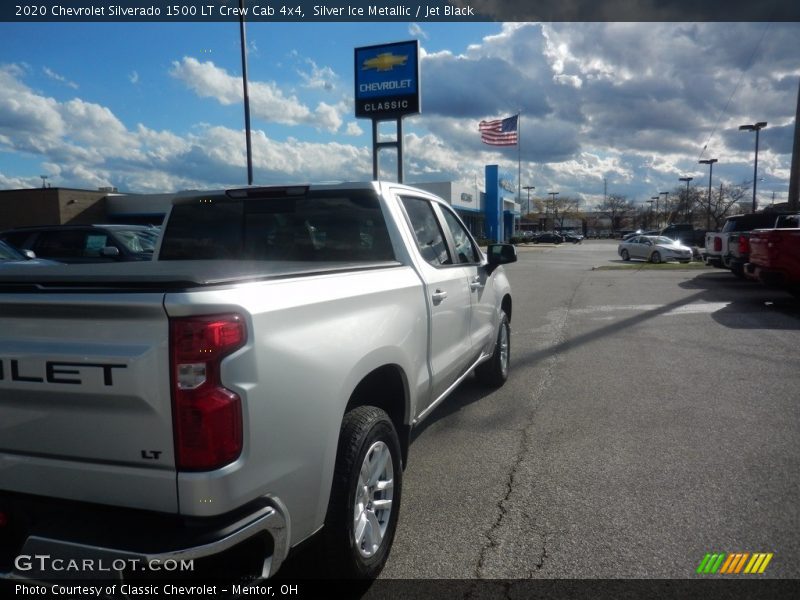 Silver Ice Metallic / Jet Black 2020 Chevrolet Silverado 1500 LT Crew Cab 4x4