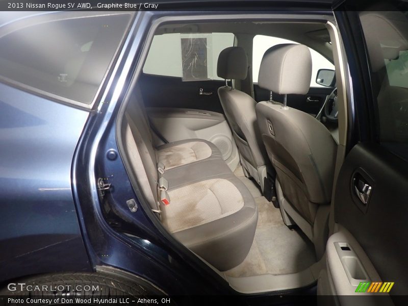 Graphite Blue / Gray 2013 Nissan Rogue SV AWD
