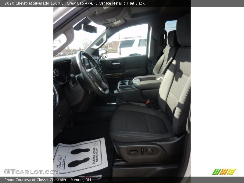 Silver Ice Metallic / Jet Black 2020 Chevrolet Silverado 1500 LT Crew Cab 4x4