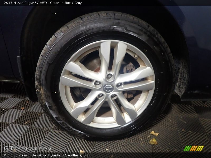 Graphite Blue / Gray 2013 Nissan Rogue SV AWD